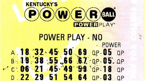 kentucky powerball past winning numbers